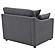 Hobson Upholstered LAF Chair Charcoal by Coaster