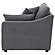 Hobson Upholstered RAF Chair Charcoal by Coaster