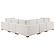 Lakeview 5-piece Upholstered Modular Sectional Sofa (Configuration 1) Ivory by Coaster
