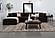 Lakeview 6-piece Upholstered Modular Sectional Sofa (Configuration 1) Dark Chocolate by Coaster
