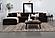 Lakeview 6-piece Upholstered Modular Sectional Sofa (Configuration 2) Dark Chocolate by Coaster