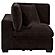 Lakeview Upholstered Corner Chair Dark Chocolate by Coaster