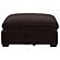 Lakeview Upholstered Ottoman Dark Chocolate by Coaster