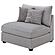 Cambria Upholstered Armless Chair Grey by Coaster