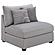 Cambria 5-piece Upholstered Modular Sectional (Configuration 4) Grey by Coaster