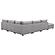 Cambria 6-piece Upholstered Modular Sectional (Configuration 6) Grey by Coaster