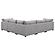 Cambria 6-piece Upholstered Modular Sectional (Configuration 7) Grey by Coaster