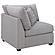 Cambria Upholstered Corner Chair Grey by Coaster