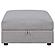 Cambria Upholstered Square Storage Ottoman Grey by Coaster