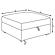 Cambria Upholstered Square Storage Ottoman Grey by Coaster