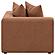Jennifer Upholstered Corner Terracotta by Coaster