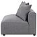 Jennifer Tight Seat Armless Chair Grey by Coaster