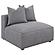 Jennifer Tight Seat Armless Chair Grey by Coaster