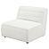 Sunny Upholstered Armless Chair Natural by Coaster