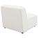 Sunny Upholstered Armless Chair Natural by Coaster