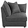 Sasha Upholstered RAF Chair Barely Black by Coaster