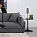 Sasha Upholstered RAF Chair Barely Black by Coaster