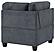 Georgina Upholstered Corner Chair Steel Grey by Coaster