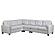 Georgina 4-piece Upholstered Modular Sectional Sofa Steel Beige by Coaster