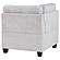 Georgina Upholstered Corner Chair Steel Beige by Coaster