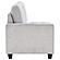 Georgina Upholstered LAF Chair Steel Beige by Coaster