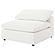 Raleigh Boucle Upholstered Armless Chair Ivory by Coaster