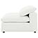 Raleigh Boucle Upholstered Armless Chair Ivory by Coaster