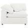 Raleigh Boucle Upholstered Corner Chair Ivory by Coaster