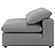 Raleigh Boucle Upholstered Armless Chair Grey by Coaster