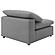 Raleigh Boucle Upholstered Armless Chair Grey by Coaster