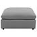 Raleigh Boucle Upholstered Ottoman Grey by Coaster