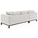 Geneva Boucle Upholstered Sectional Chaise Sofa Sand by Coaster