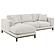 Geneva Boucle Upholstered Sectional Chaise Sofa Sand by Coaster