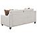 Christine Upholstered Cushion Back Sofa Beige by Coaster