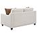 Christine Cushion Back Living Room Set (Sofa, Loveseat) Beige by Coaster