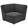 Sunny Upholstered Corner Dark Charcoal by Coaster