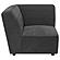 Sunny Upholstered Corner Dark Charcoal by Coaster