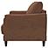 Selma Velvet Upholstered Crescent Arm Loveseat Rust by Coaster