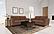 Selma Velvet Upholstered Crescent Arm Loveseat Rust by Coaster