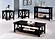Rachelle Sofa Table w/2-shelf Deep Merlot by Coaster