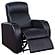 Cyrus Home Theater Upholstered Recliner Black by Coaster