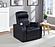 Cyrus Home Theater Upholstered Recliner Black by Coaster
