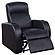 Cyrus 4-seater Upholstered Recliner Living Room Set Black w/3 Consoles by Coaster