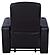 Cyrus 4-seater Upholstered Recliner Living Room Set Black w/3 Consoles by Coaster
