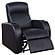Cyrus 4-seater Upholstered Recliner Living Room Set Black w/1 Consoles by Coaster