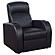 Cyrus Home Theater Upholstered Recliner Black by Coaster