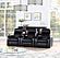 Cyrus Home Theater Upholstered Console Black by Coaster