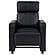 Toohey 3-seater Upholstered Tufted Recliner Living Room Set Black by Coaster