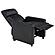 Toohey 5-seater Upholstered Tufted Recliner Living Room Set Black w/Cup Holders by Coaster