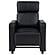 Toohey 5-seater Upholstered Tufted Recliner Living Room Set Black w/Cup Holders by Coaster